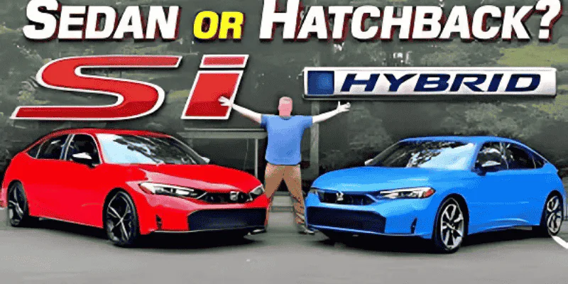 Honda Civic Hybrid Sedan vs Hatchback 2025